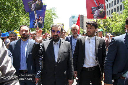 حضور شخصیت های لشکری و کشوری در راهپیمایی روز جهانی قدس