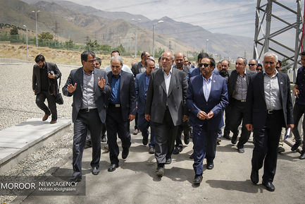 مراسم افتتاح پروژه های برق منطقه‌ای تهران