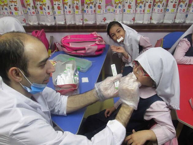 اجرای طرح بهداشت دهان و دندان صورت گرفت 