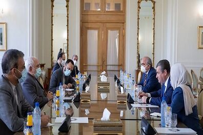 دیدار و گفتگو رئیس کمیته روابط خارجی دومای روسیه با ظریف