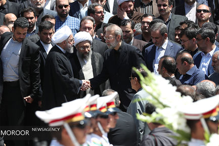 وداع با شهدای ترور در مجلس