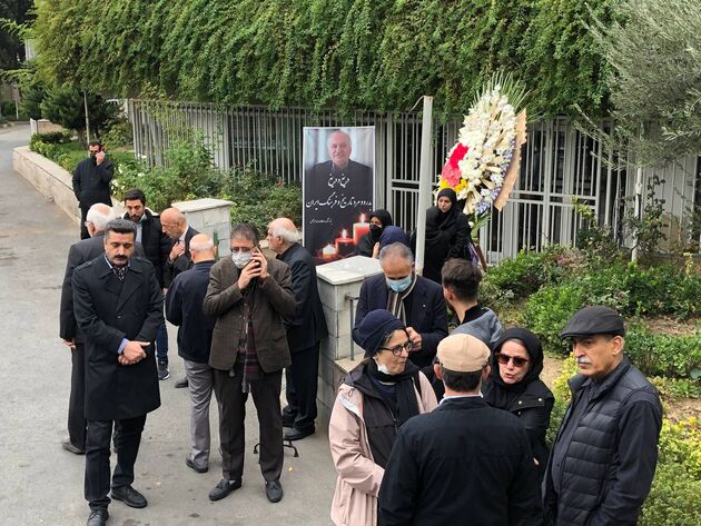 پیکر ناصر تکمیل همایون تشییع شد + عکس