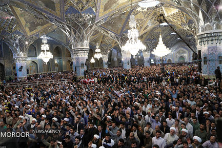 سخنرانی مقام معظم رهبری در اجتماع زائران و مجاوران حرم رضوی