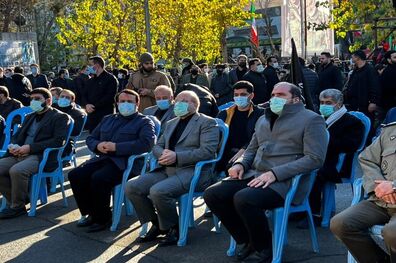 مراسم تشییع پیکر ۱۵۰ شهید گمنام در تهران آغاز شد/ شهدای انقلاب اسلامی لاله‌های بر پیشانی عزت و افتخار ایران عزیز هستند