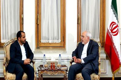 دیدار سخنگوی جنبش انصارالله یمن با ظریف 