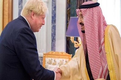 گفتگوی تلفنی پادشاه عربستان و نخست وزیر انگلیس