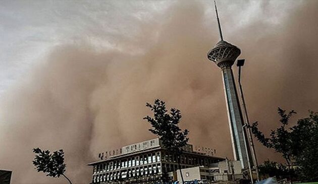  صدور هشدار زرد هواشناسی باد شدید در تهران