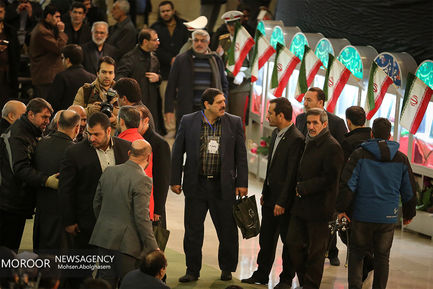 اقامه نماز و تشییع پیکر شهیدان آتش نشان در مصلی تهران 