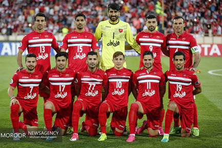 دیدار تیم های فوتبال پرسپولیس ایران و الوحده امارات