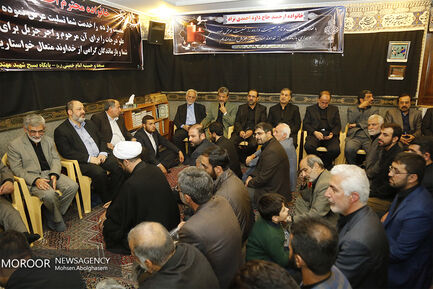 مراسم ختم برادر محمود احمدی نژاد