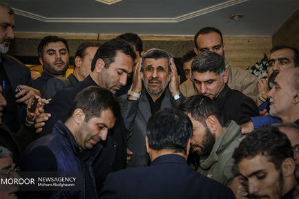 مراسم ختم برادر محمود احمدی نژاد