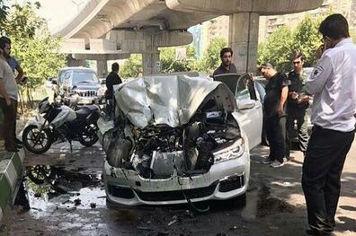 تصادف در اتوبان بابایی جان تعدادی عابر پیاده را گرفت