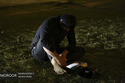 شب بیست و یکم ماه مبارک رمضان در جوار شهدای مدافع حرم اهواز