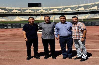 بازدید نمایندگان کنفدراسیون فوتبال آسیا از ورزشگاه آزادی