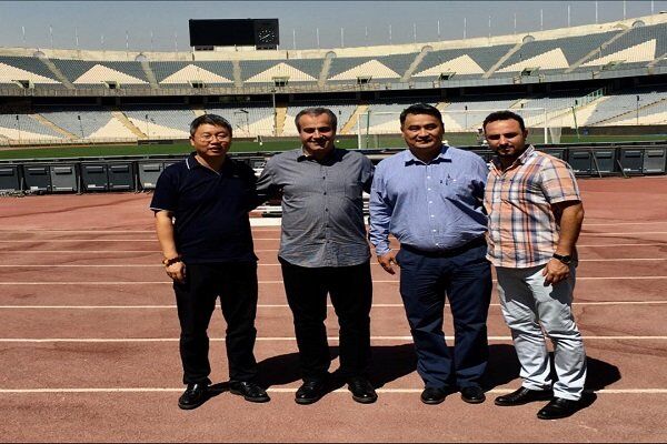 بازدید نمایندگان کنفدراسیون فوتبال آسیا از ورزشگاه آزادی