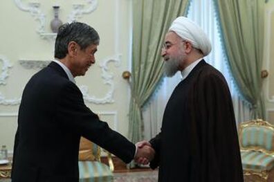 روحانی پیام کتبی نخست وزیر ژاپن را دریافت کرد