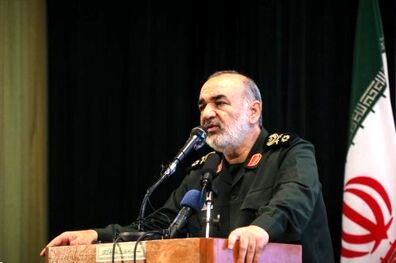 بازدید سردار سلامی از سد مروک در شهرستان دورود 
