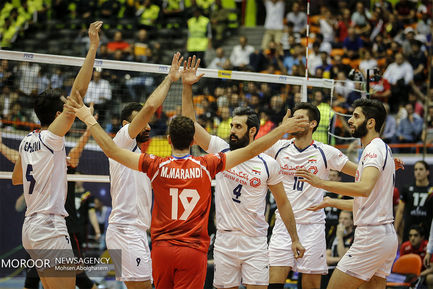 دیدار تیم‌های ملی ایران و بلژیک در لیگ جهانی والیبال