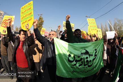 نماز جمعه و راهپیمایی نمازگزاران تهرانی
