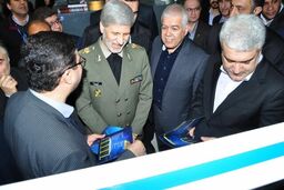 افتتاح خط تولید تایر خودروهای تاکتیکی با حضور وزیر دفاع