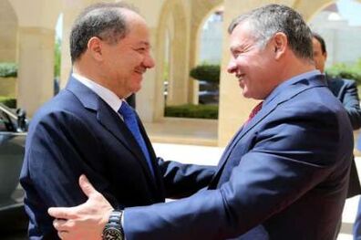 مسعود بارزانی راهی امان پایتخت اردن شد