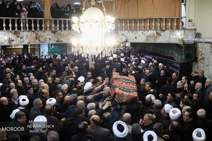 تشییع پیکر آیت الله رسولی محلاتی