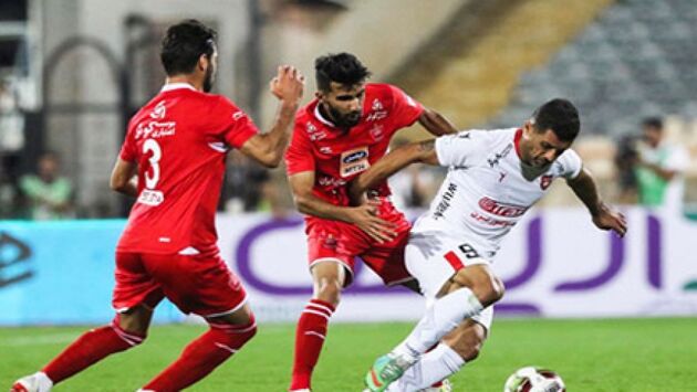 پرسپولیس مقابل نساجی متوقف شد