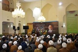 مراسم ارتحال عالم ربانی آیت الله صالحی در حرم مطهر رضوی برگزار شد