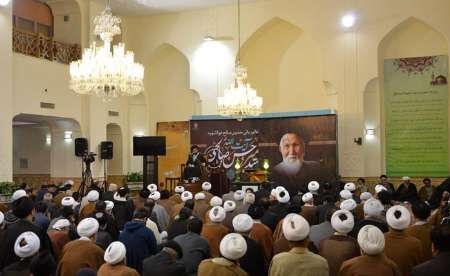 مراسم ارتحال عالم ربانی آیت الله صالحی در حرم مطهر رضوی برگزار شد