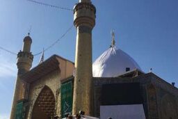 رونمایی از گنبد مرمت شده حضرت علی (ع)