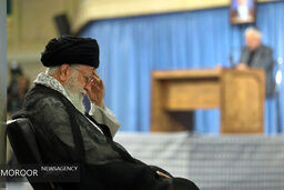 مراسم سوگواری حضرت علی(ع) در حضور امام خامنه‌ای برگزار شد