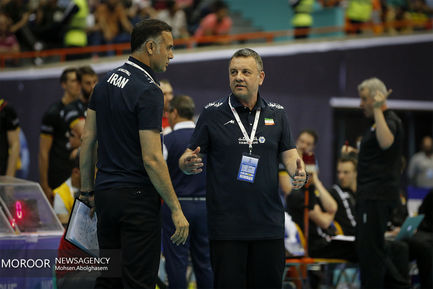 دیدار تیم‌های ملی ایران و بلژیک در لیگ جهانی والیبال