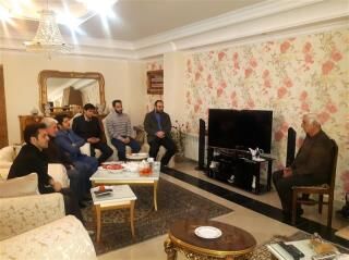 دیدار و گفتگوبا خانواده ستوان یکم شهید امیرحسین برنده درپایگاه شهیدان چاووشی ناحیه 2 منطقه 6