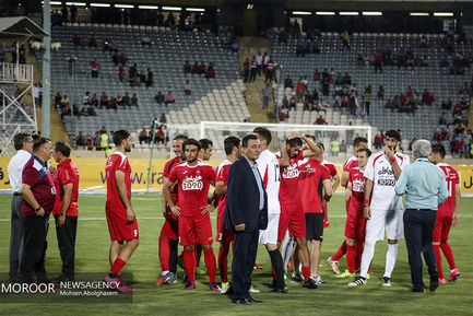 جشن قهرمانی پرسپولیس در سوپرجام فوتبال