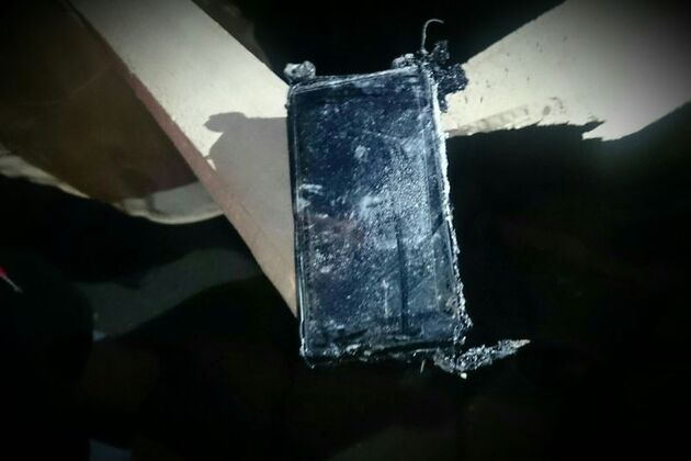 گوشیGalaxy Note 7 در هواپیما آتش گرفت