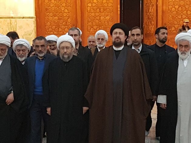 تجدید میثاق آملی لاریجانی با بنیانگذار کبیر انقلاب اسلامی ایران