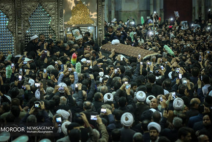 تدفین پیکیر آیت الله هاشمی رفسنجانی در مرقد امام خمینی (ره)