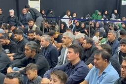 حضور تیم مذاکره کننده هسته‌ای در مراسم عزاداری تاسوعا در وین