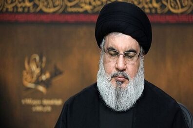 پیام تسلیت «سید حسن نصرالله» به رهبر انقلاب در پی شهادت سردار حجازی