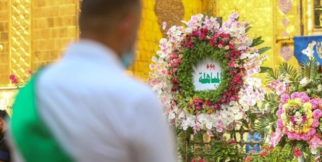 جشن مباهله در حرم امام علی (ع) برگزار شد +تصاویر