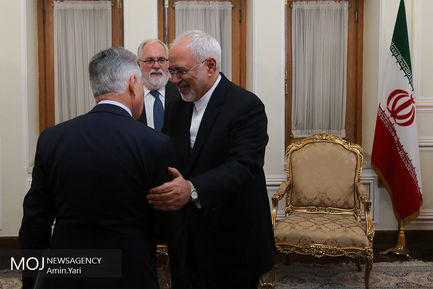 دیدار محمد جواد ظریف، وزیر امور خارجه جمهوری اسلامی ایران با میگل آریاس کانیته، کمیسیونر انرژی اتحادیه اروپا