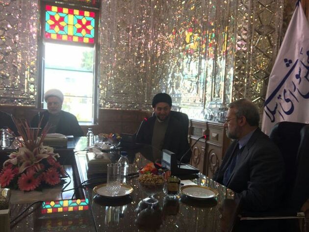 عمار حکیم با علی لاریجانی دیدار کرد