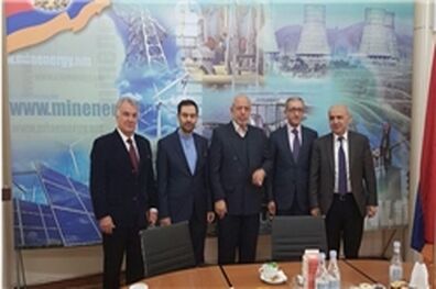 تاکید ایران و ارمنستان بر توسعه همکاری‌ها در بخش انرژی