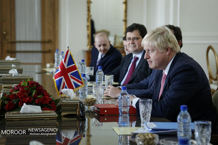 دیدار وزیر خارجه انگلیس با ظریف