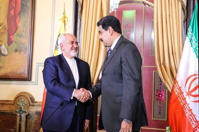 ظریف به دیدار نیکولاس مادورو رفت