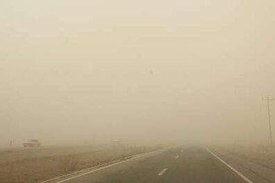 حداکثر سرعت وزش باد در منطقه سیستان به 70 کیلومتر بر ساعت رسید