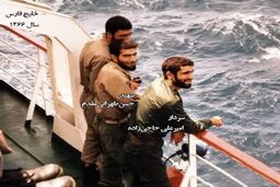 عکس زیرخاکی از شهید موشکی و سردار حاجی‌زاده
