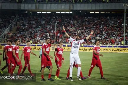 جشن قهرمانی پرسپولیس در سوپرجام فوتبال