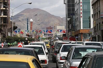 ترافیک نیمه‌سنگین اما روان در برخی از محورهای مواصلاتی کرمانشاه