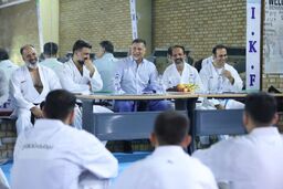 علی دایی میهمان ویژه تمرینات تیم ملی کاراته شد